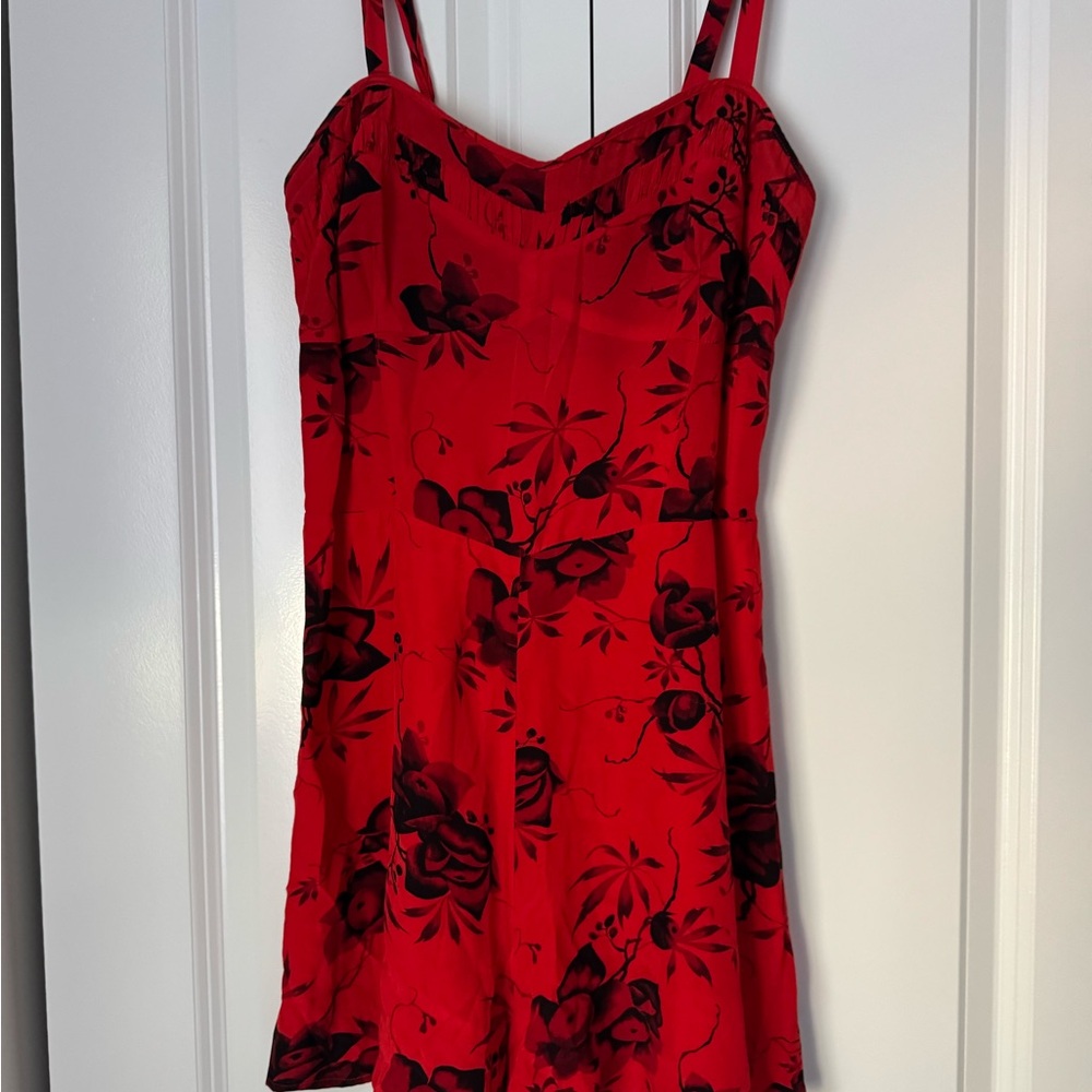 Urban Outfitters Red Floral Top